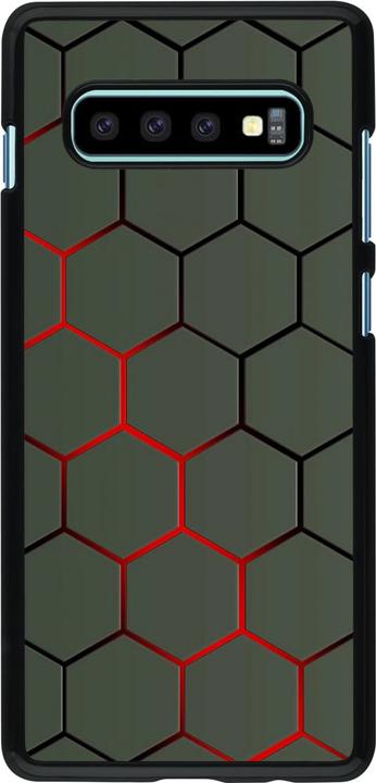 Immagine prodotto PhoneLook Copertina Linea geometrica rossa (Samsung Galaxy S10+)
