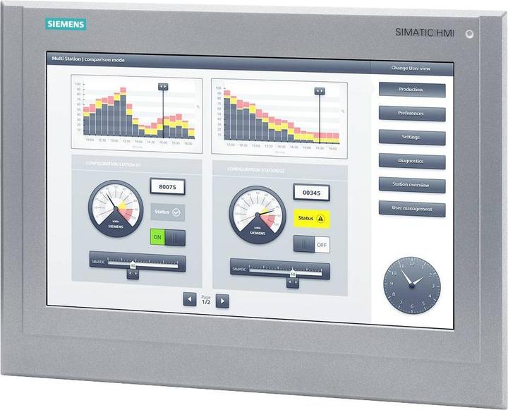 Produktbild Siemens SIMATIC HMI TP1500 Comfort Panel Touchbedienung 15 Widescreen-TFT-Display - TFT