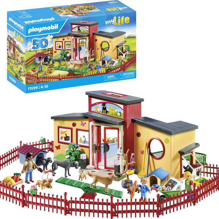 Immagine prodotto Playmobil 71599 Hotel per animali "Pfötchen (71599, Playmobil La mia vita)