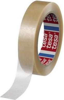 Actual product image tesa ® Adhesive film 04104 25 mmx66 m (WxL) single-sided adhesive with solvent PVC transparent (25 mm)
