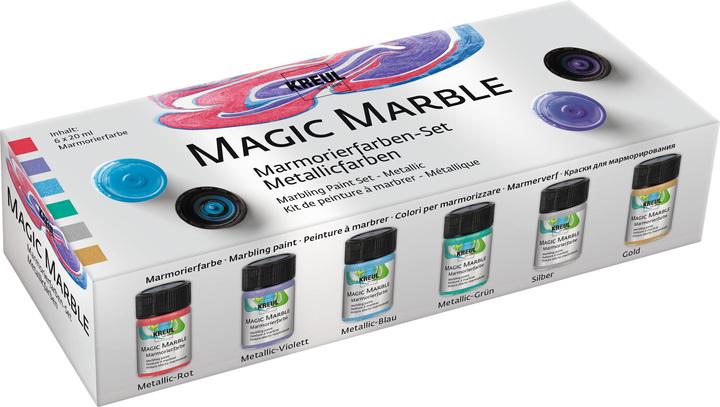 Creativ Company Marmo magico (Multicolore, 20 ml)