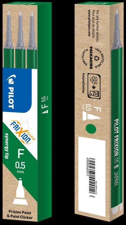 Actual product image Pilot FriXion Refill (Refill, Green, 0.30 mm)