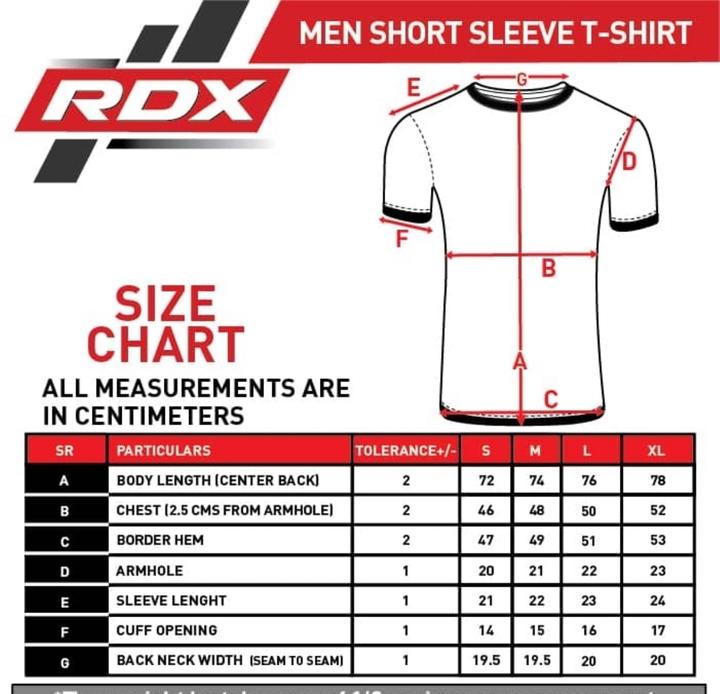 Actual product image Rdx Clothing T-Shirt Micro T2 Black Plus-M (M, XL)