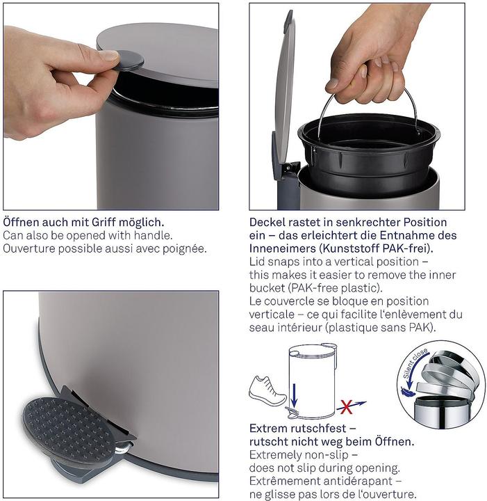 Actual product image Kela Dust bin Mats stainless steel (5 l)