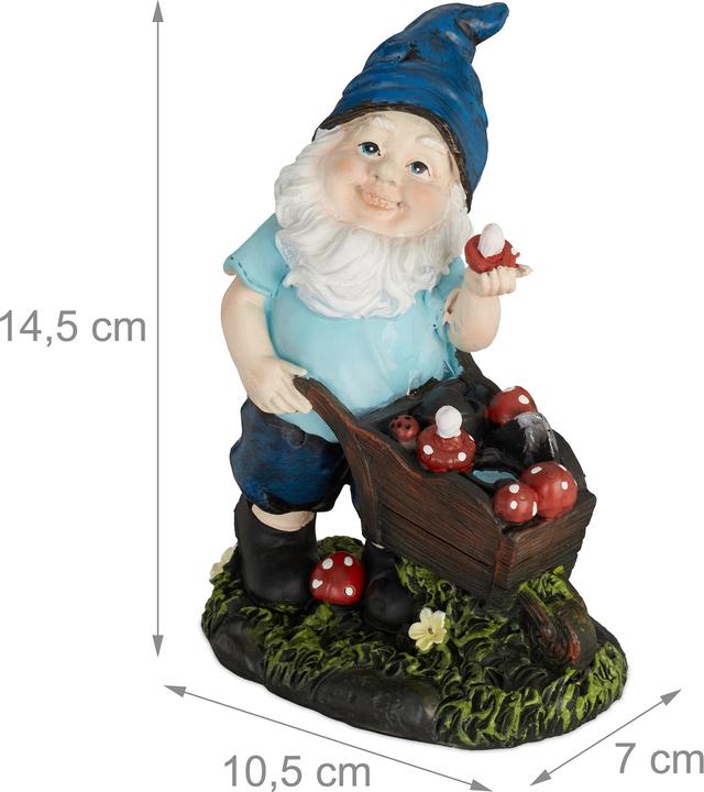 Actual product image Relaxdays Garden gnome