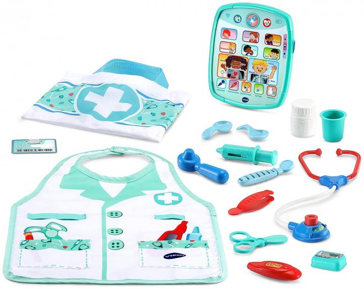 Actual product image VTech 552103 The Little Doctor Electronic Pretend Play with Accessories (English Version) 3+ Years