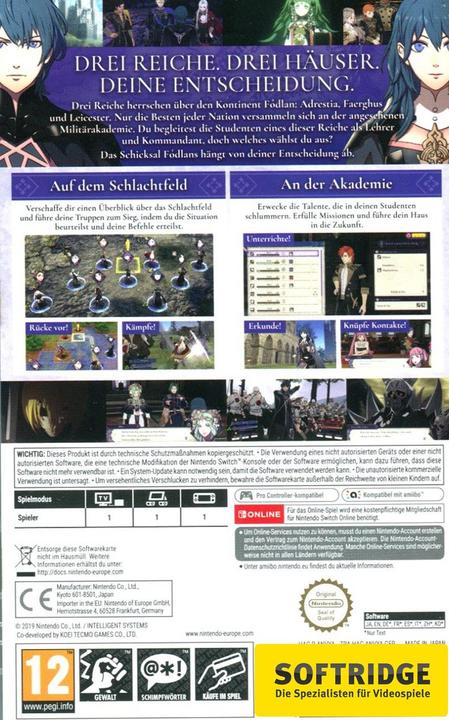 Produktbild Nintendo Fire Emblem Three Houses (Switch, EN)
