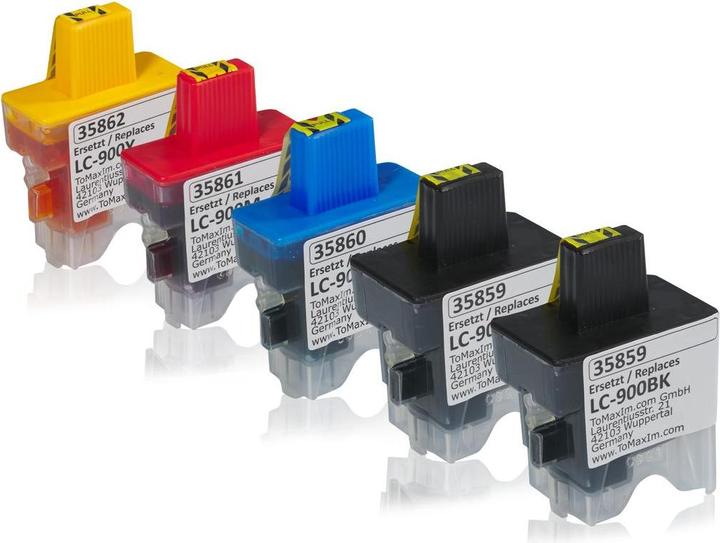 Produktbild Inkadoo Kompatibel zu Brother LC-900 (M, C, Y, BK)