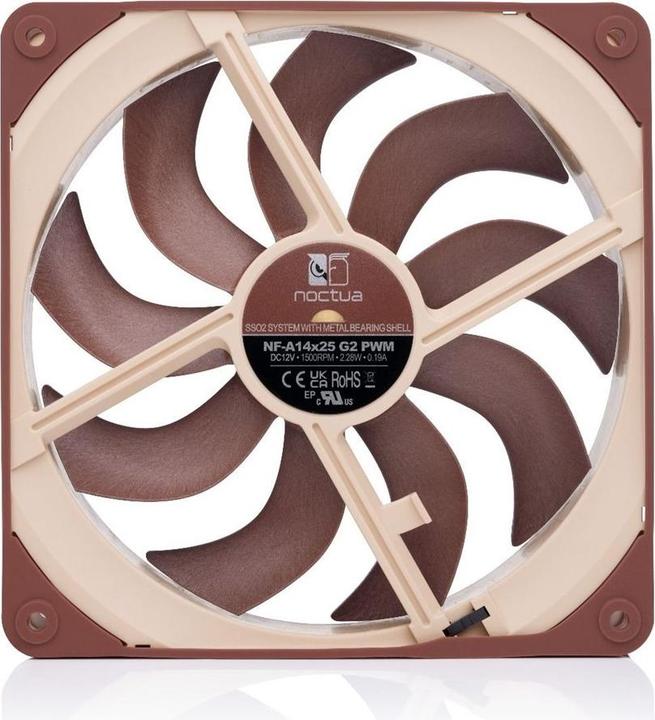 Actual product image Noctua NF-A14x25 G2 PWM (140 mm, 1 x)