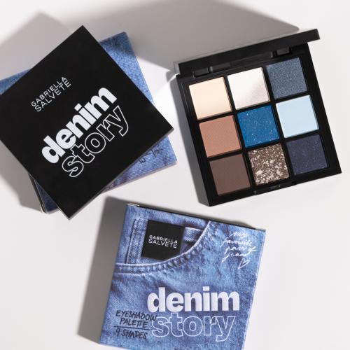 Actual product image Gabriella Salvete Denim Story Eyeshadow Palette