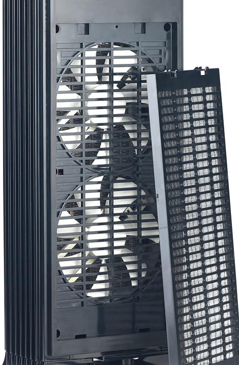 Actual product image Carlo Milano Design tower ceramic fan heater with thermostat (2000 W)
