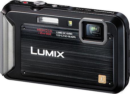 Produktbild Panasonic Lumix FT20, 16 Mpixel, 4x Zoom, Wasserfest Schwarz (16.10 Mpx, 1/2,3'')