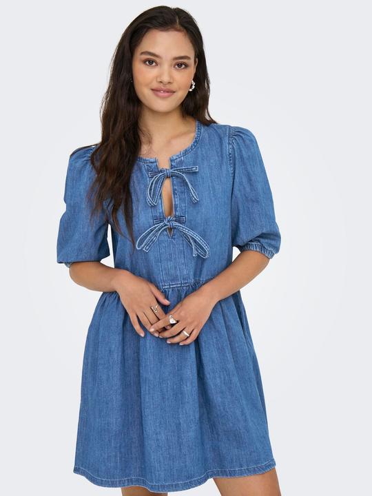 Actual product image Only Onlclara Puff Bow Dress Dnm Akm (M)