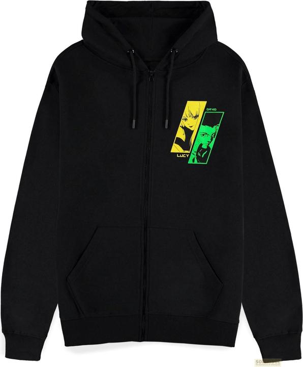 Produktbild Difuzed CyberPunk: Edgerunners - Duo On Chest Zipper Hoodie - M (M)