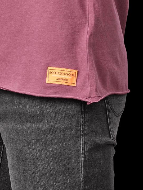 Actual product image Scotch & Soda Relaxed Fit T-Shirt Crew Neck Asphalt (XL)