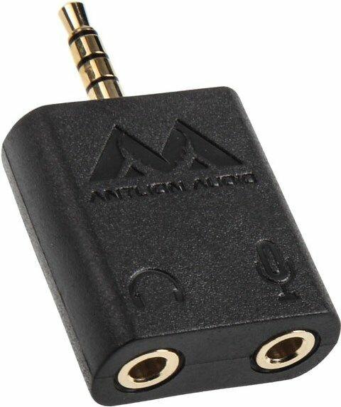 Actual product image Antlion Adapter AV jack 3.5 mm - jack 3.5 mm x 2 black (GDL-0427)