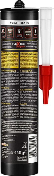 Image du produit Pattex Colle de montage High Tack Blanc (440 g)