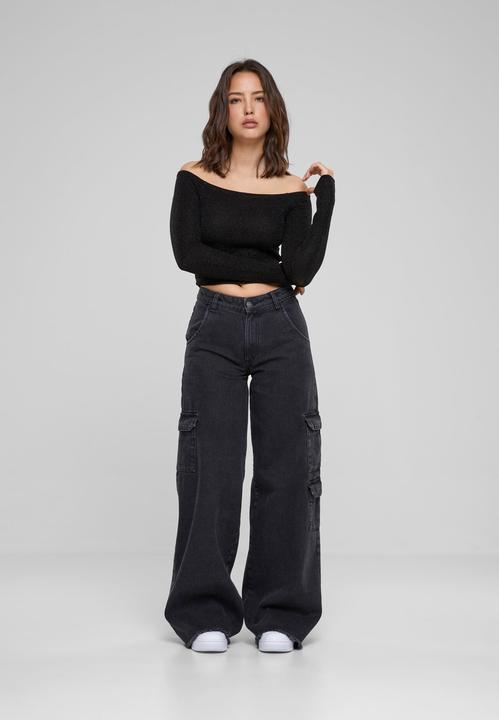 Immagine prodotto Urban Classics Ladies Off Shoulder Glitter Longsleeve (XXL)