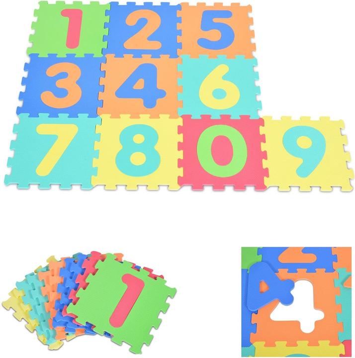 Produktbild Moni Puzzle Spielmatte 10 teilig (32 x 32 x 1 cm)