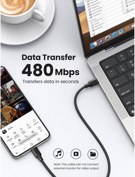 Produktbild Ugreen Kabel (0.50 m, USB 2.0)