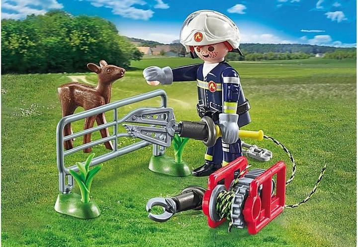 Image du produit Playmobil Sauvetage d'animaux par les pompiers (71467, Playmobil Action Heroes)