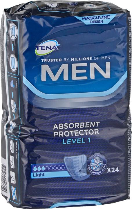 Actual product image Tena MEN pads for bladder incontinence level 1 (24 x, Regular)