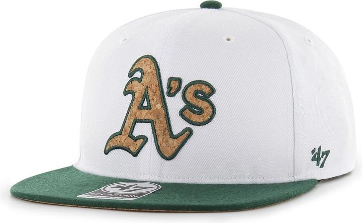 47 Brand Captain Snapback Cap - Corkscrew Oakland Athletics