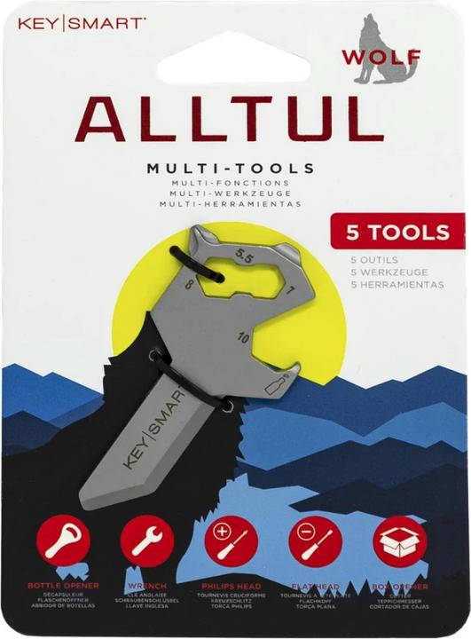 Image du produit Key Smart Alltul Multitool Animal Series Acier inoxydable (5 Fonctions)
