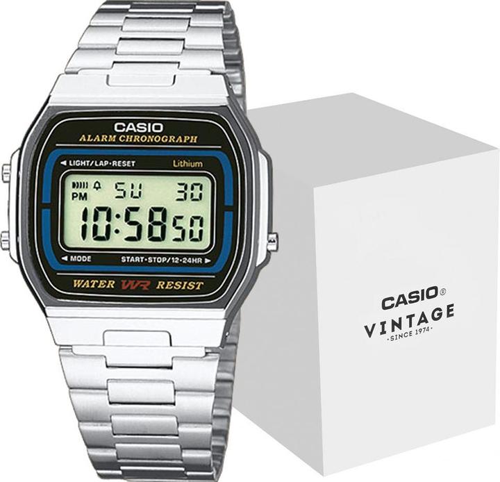 Produktbild Casio Vintage A164wa-1ves (Digitaluhr, Chronograph, 36.80 mm)
