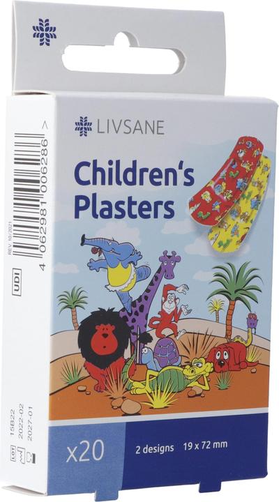 Livsane Kinderpflaster Funny Animals Pfl (20 x)