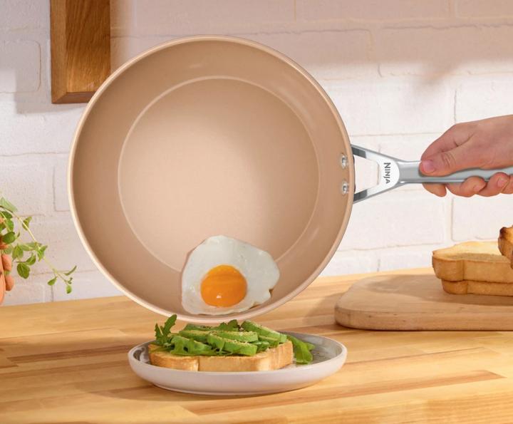 Actual product image Ninja CW93000EN Premium ceramic pot set (24 cm, Pan set + pot set, Aluminium)
