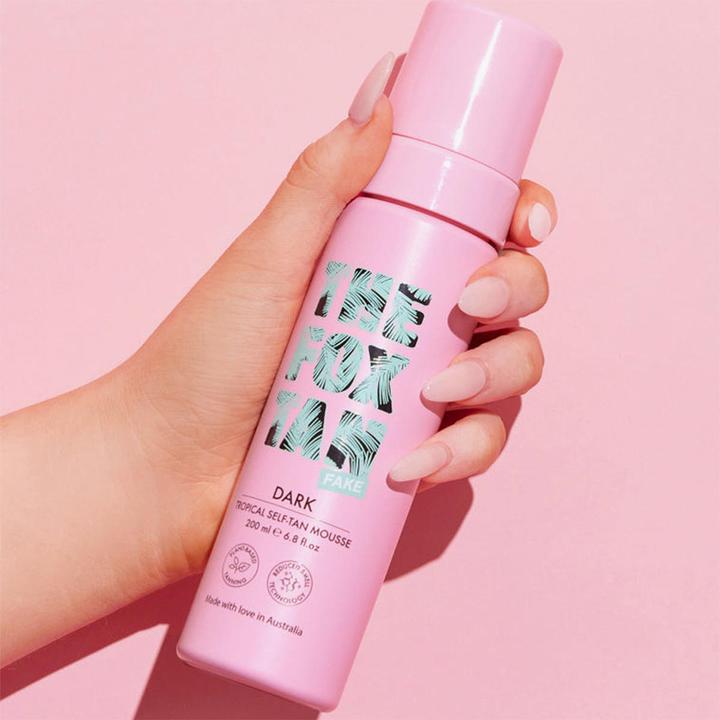 Actual product image The Fox Tan Dark Tropical Self-Tan Mousse (Self tanning foam, 200 ml)
