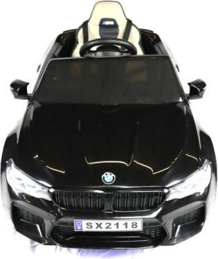 Immagine prodotto Es-toys Veicolo elettrico per bambini "BMW M5" - Licenza - Batteria 12V7A, 2 motori MP3, sedile in pelle + (12 V)