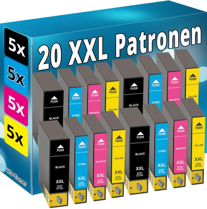 Actual product image Druckfuxx XXL TINTE PATRONE für EPSON WorkForce WF-3010DW WF-3520DWF WF3530DTWF