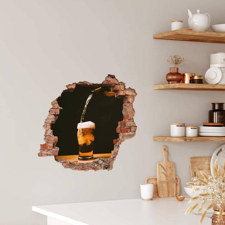 Image du produit Trenddeko 3D Bière fraîche (80 x 76 cm)