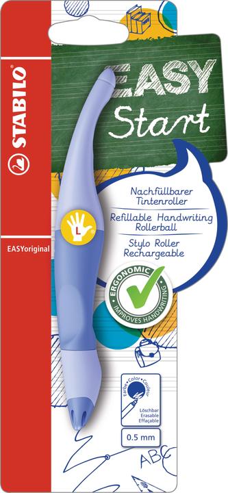 STABILO EASYoriginal Pastel Tintenroller für Linkshänder (Pastellblau, 1 x)