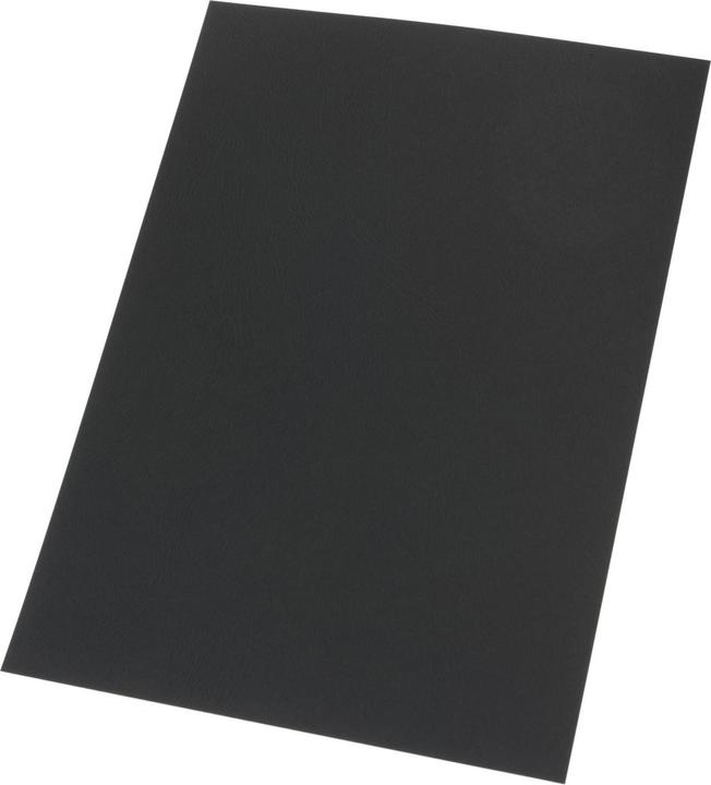 Actual product image Fellowes Delta cover sheet with leather structure
