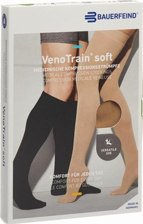 Produktbild Veno Train SOFT A-D KKL2 S normal/long offene Fussspitze caramel (S)