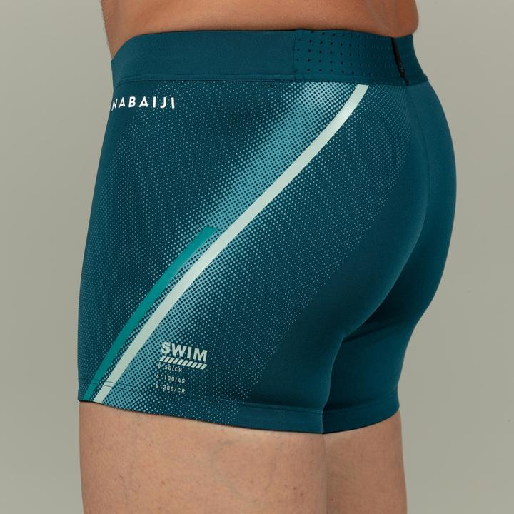 Produktbild Nabaiji Badehose Boxer Herren - 500 Fiti Lini grün (40)