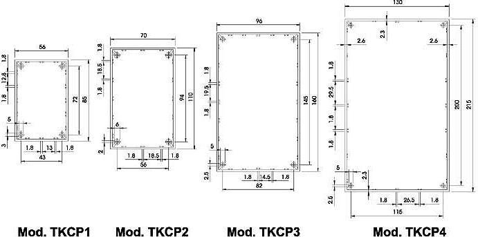 Immagine prodotto Teko GEH?USE MODELLO 'COVER' - GRIGIO - 160 x 96 x 66,9mm (Case)