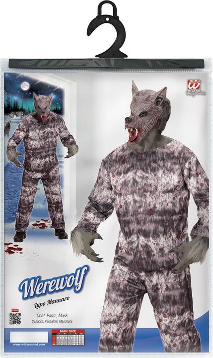 Produktbild Widmann Werwolf Kostüm mit Jacke, Hose und Maske (L)