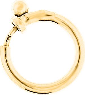 Leyda Verschluss Federring (Silber 925, vergoldet 750 / 18 K Gold)