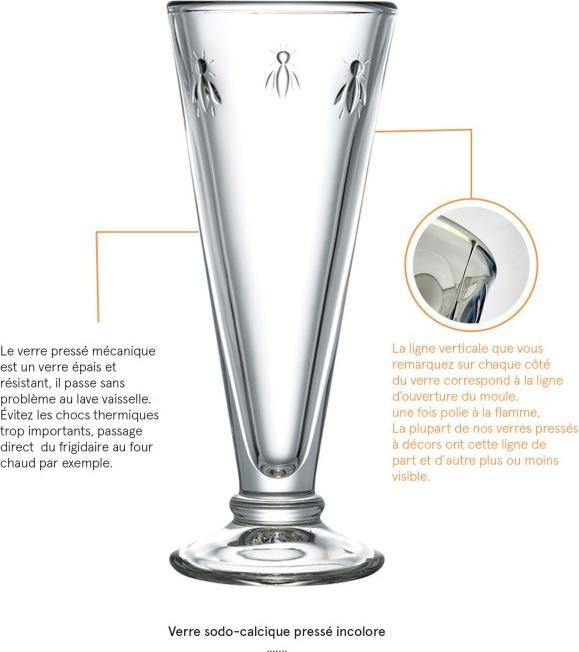 Actual product image La Rochère Flute champagne 15 cl - Abeille (15 cl, 1 Glasses, Champagne glasses)