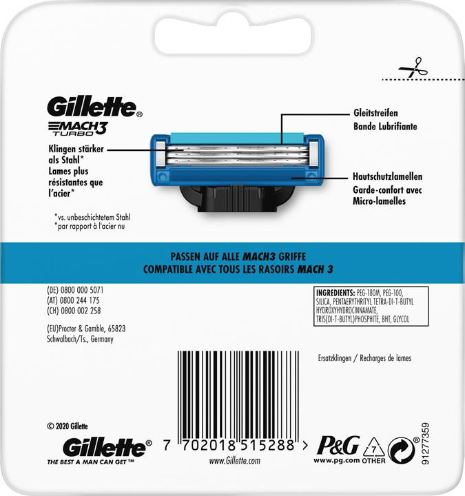 Actual product image Gillette Mach3 (8 x)