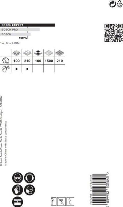 Immagine prodotto Bosch Professional Zubehör Sega a tazza EXPERT Tough Material, 83 x 60 mm (83 millimetri)