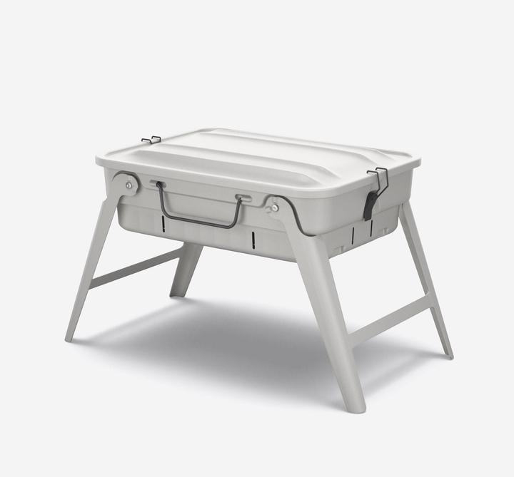 Quechua Camping Grill tragbar für Holz, Kohle und Briketts - für 4 Personen