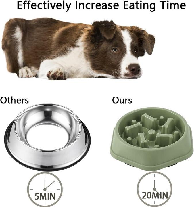 Immagine prodotto Out of the blue Ciotola per cani Anti Sling ad alimentazione lenta (0.35 l)