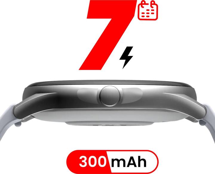 Produktbild xO Smartwatch J11 Amoled silber