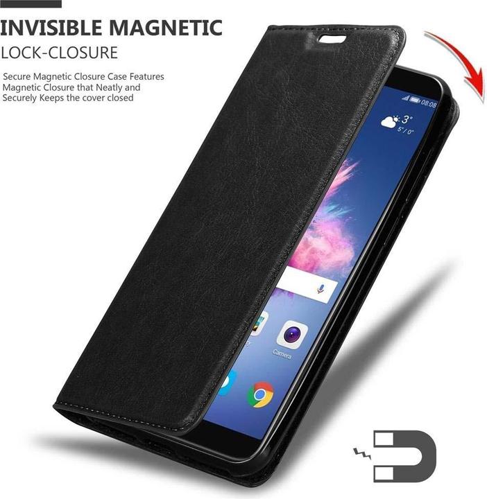 Actual product image Cadorabo Book Invisible Magnet Cover (Huawei P Smart)