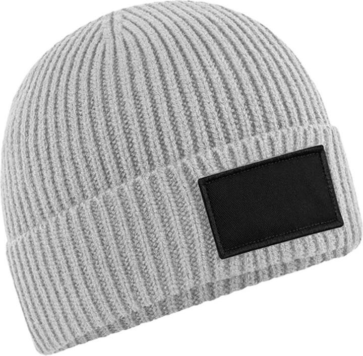 Beechfield Fashion Mütze Gewebter Aufnäher (One Size)